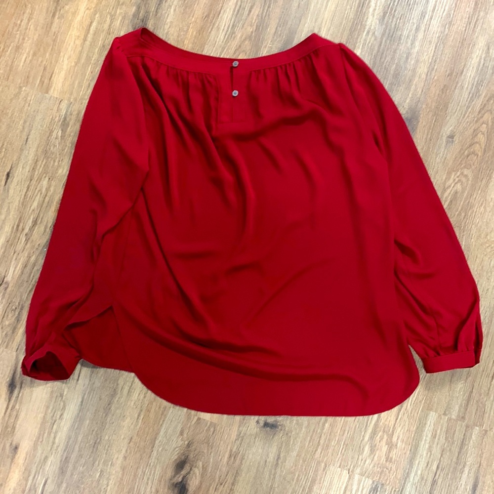 Ann Taylor Loft Dress Blouse in Size L